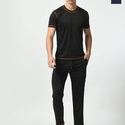 BAESD Pack Of 2 Round Neck Short Sleeves High-Rise Tracksuits-picture-6