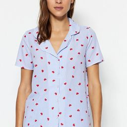 Trendyol Conversational Printed Night Suit-picture-37