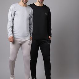 mack jonney VIMAL JONNEY Men Pack Of 2 Solid Tracksuits-picture-42