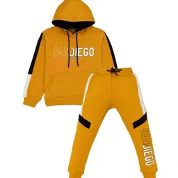 Status Quo Boys Printed Cotton Hooded Tracksuits-picture-10