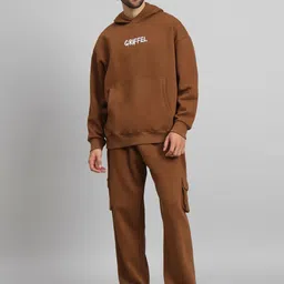 GRIFFEL Men Printed Hooded Cotton Tracksuits-picture-22