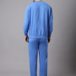 mack jonney VIMAL JONNEY Men Pack of 2 Yellow & Blue Printed Tracksuits image 4