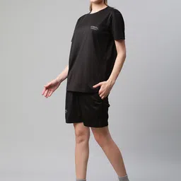 mack jonney VIMAL JONNEY Women Black Solid Tracksuit image 4