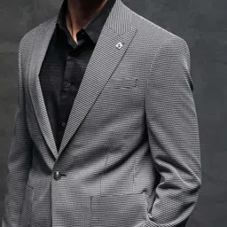 rare rabbit Men Solid Single Breasted Formal Blazer image 3