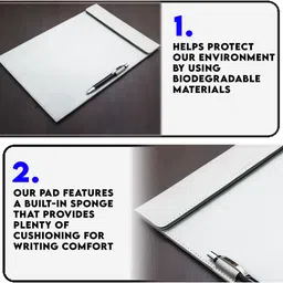dacto2pick PU Leather Clipboard Magnetic Writing Pad Keeps your Notes Organized Accessible image 3