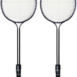 monika sports 2 Pc Badminton Set with 3 Nylon shuttle cock / Child and Adults Badminton Kit image 1