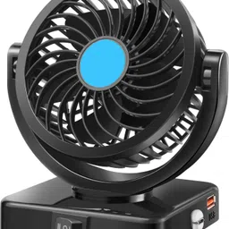 autogarh Car Fan With USB Charging 360 Degree Rotatable Fan Car Interior Fan image 3
