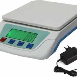 NIVAYO TS200 Digital Kitchen Weighing Scale 10kg x 1g with white backlight Weighing Scale OFF white Weighing Scale, A1 (OFF WHITE) Weighing Scale-image-7