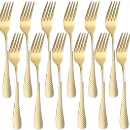 oicia Nw1_Gold Fine Dining Forks, Table Fork, Flatware Forks, s, Salad Forks Stainless Steel Dinner Fork Set-picture-17