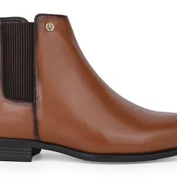 Alberto Torresi Synthetic Tan Chelsea Boots For Men Slip On For Men image 3