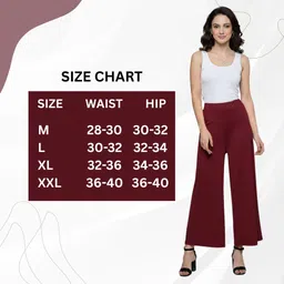 ak shamshahid garments Pack of 5 Regular Fit Palazzos For Casual Wear | Everyday Wear Women Pyjama image 5