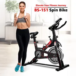 powermax fitness BS-151 Home Use Group /Spin Spinner Exercise Bike image 2