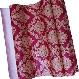 Vinyl Floral & Botanical Red Wallpaper-image-1