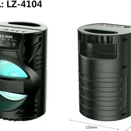 PARADISEECOM Bluetooth Speaker with FM Radio, Mic, USB Pen Drive & RGB Ligh SpeakersGTT14 5 W Bluetooth Party Speaker image 4