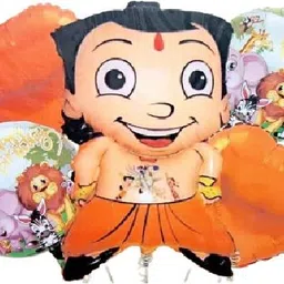 toyuniverse Printed Chota Bheem Foil Balloon Set for Kids Birthday Party Decoration Balloon-picture-14