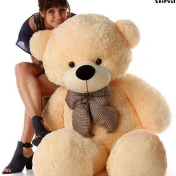 mosu Teddy Bears for Kids, Cute Teddy Bear for Girls, Sweet Teddy Bear 4 Feet, Coffee - 48 inch image 3