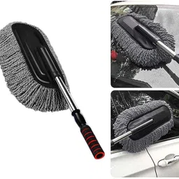 deodap Car Duster, Long Retractable/Soft/Non-Slip/Handle Multipurpose Microfiber Wash Wet and Dry Duster-picture-17