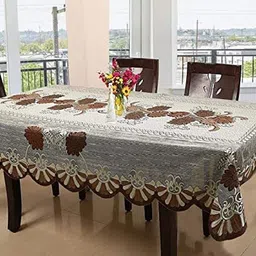 casa furnishing Floral 6 Seater Table Cover-picture-19