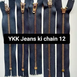 rut YKKJEANS12-brass Blue Brass Open-ended Zipper-picture-27