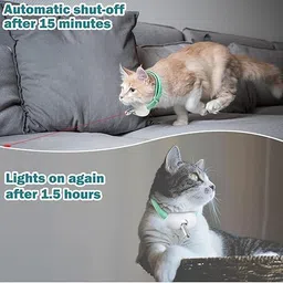 msvtradess Rechargeable Laser cat toy Cat Chain Slip Collar image 3