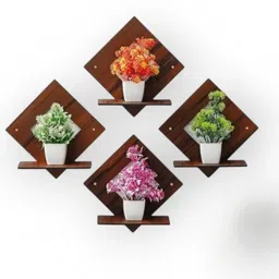 samwax Wall Hanging Shelf (No of Shelves -4) image 1