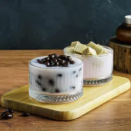 cqz Glass Dessert Bowl Elegant Ice Cream Bowl 200ml ,Ice Cream Bowl, Dessert Cup for Sundae, Sweets-picture-45