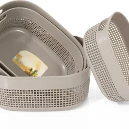 gyaani enterprises Plastic Storage Basket-picture-42