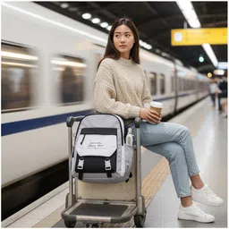 hignesslinee Large 40 L Laptop Backpack Medium 40 L Laptop Backpack Student Backpack For School, Collage and Travel, 17 image 5