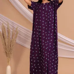 vardhana Women Maternity/Nursing Nighty-picture-18