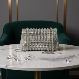 Party Silver Clutch-image-1