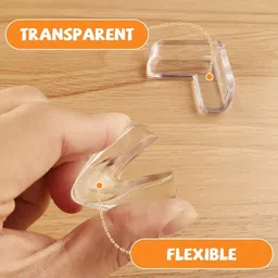 kaushaliyacreation Corner Guards 4Pcs Transperant image 5