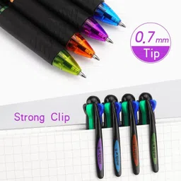 apcatio 4 IN 1 Pens 0.7mm Fine Point Multicolor BallPoint Pen Creative Writing Multi-function Pen image 3
