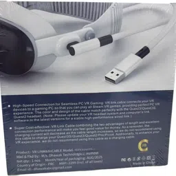 ABC USB Type C Cable 5 m Vr Link High-definition Connection Cable,High Speed Data Transfer & 3A Fast Charging image 2
