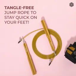 boldfit Jumping for Men & Women fitness Exercise Gym workout Freestyle Skipping Rope image 4