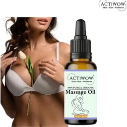 actiwow Pure Organic Massage Oil for Bust Tone Radiant Glow image 1
