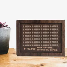 kvr craft Handcrafted wooden coin box and money saving box for kids and adults-M1 Coin Bank image 3