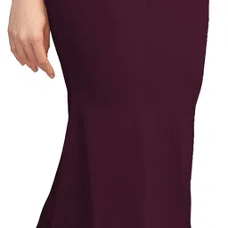 Veehaus purple saree shapewear and petticoat Lycra Blend Petticoat image 4