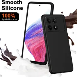 chilverp Pouch for Liquid Silicone Designed Back Case Cover for Poco X6 Pro 5G image 4