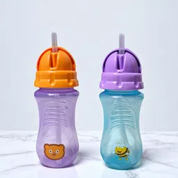 chikichoo 2-Pack Kids Straw Sipper Cups – Spill-Proof & BPA-Free-picture-28