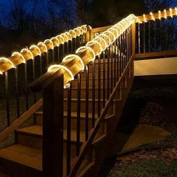 meira jewellery 1008 LEDs 14 m Yellow Steady Strip Rice Lights image 2