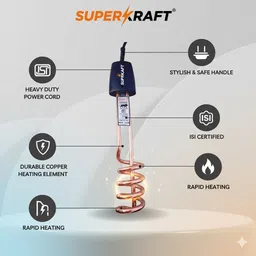 superkraft Classic_HEG26 1500 W Shock Proof Immersion Heater Rod image 5