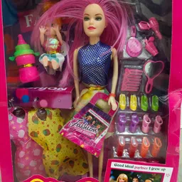 aafiitraders Dollsetwithkitchensetcombo image 3