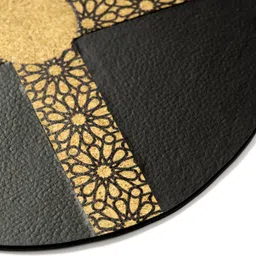 Green Hermitage Eco-Friendly Circular Mouse Pad CPMPGH004 Non Slip Base Dual Sided Mousepad image 3