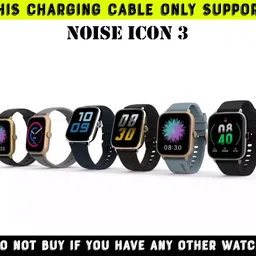 HexaGear Magnetic Charging Cable 0.6 m Noise Icon 3 1.91" Display with Bluetooth Calling, Metallic finish & Voice Assistant Smartwatch image 2