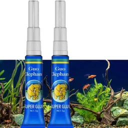 scroll store Instant Elephant Aquascaping glue 5g Pack of 2 | Rocks, Driftwood, Plants Aquarium Reef Glue image 1