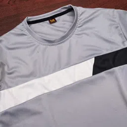 jashcreation Men Night Suit Set Grey Solid image 2