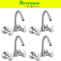 parryware Uno Wall Mounted Sink mixer with Swivel Spout set of 4 pic 212 Wall Mounted Sink mixer with Swivel Spout Sink Mixer Faucet-picture-14