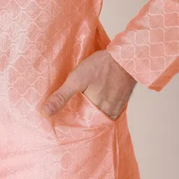 koshin Men Art Silk Kurta Pyjama Set image 4