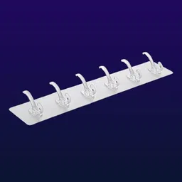 aelnora Self Adhesive All Purpose Wall Hook (6 Hooks) Hook 12-picture-19