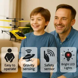 apj enterprise Rc Helicopter Remote Control Toy for Kids Only Go UP and Down image 2